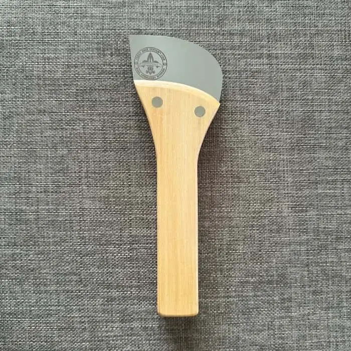 wall upholstery tucking spatula in wood and steel